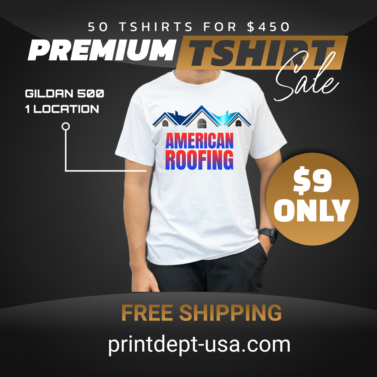 50 Premium Custom Tshirts